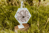 Botanical Hexagon Door Hanger