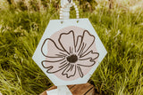 Botanical Hexagon Door Hanger