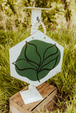 Botanical Hexagon Door Hanger