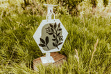 Botanical Hexagon Door Hanger