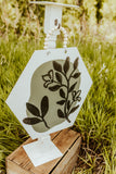 Botanical Hexagon Door Hanger