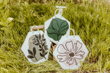 Botanical Hexagon Door Hanger