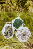 Botanical Hexagon Door Hanger