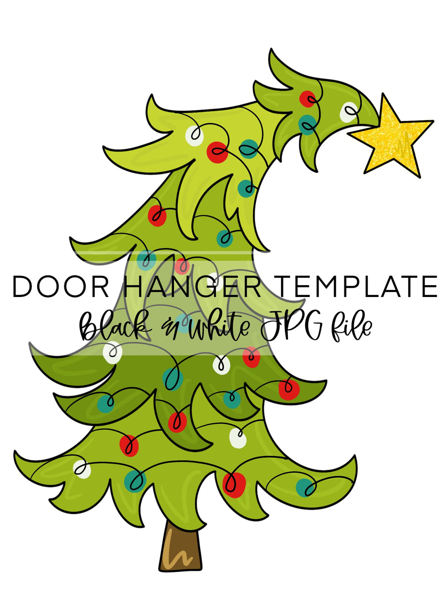 Wonky Tree Template Pocketful of Posies