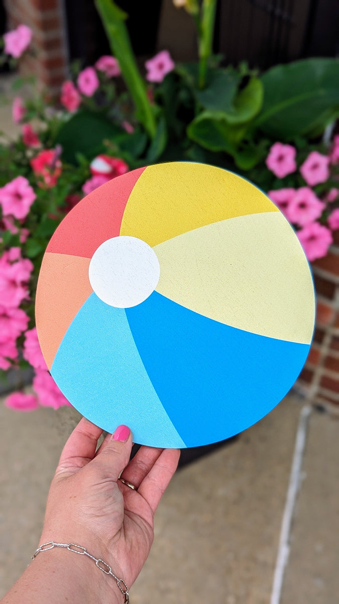 Beach Ball Printed Attachment Pocketful of Posies