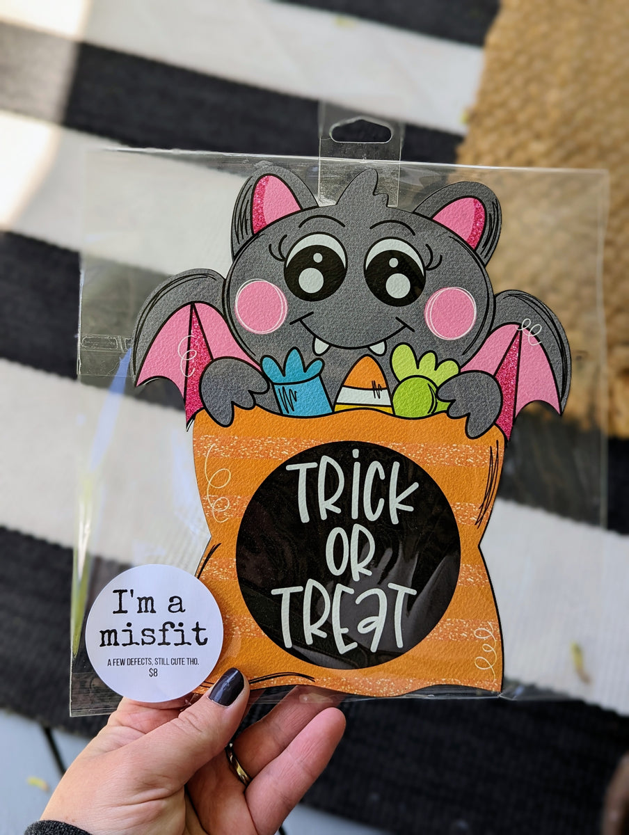 Trick or Treat Bat Printed Attachment Misfit Pocketful of Posies
