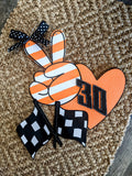 Peace Love Racing Door Hanger
