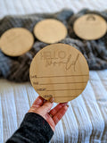 Newborn Birth Stats Sign
