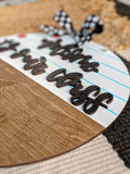 Welcome To Our Class Interchangeable Door Hanger (For Attachments)