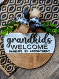 Grandkids Welcome Door Hanger