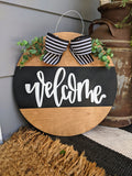 Middle Block Floral Door Hanger
