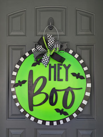 Hey Boo Door Hanger