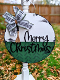 Arrow Merry Christmas Door Hanger