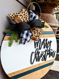 Merry Christmas Strap Door Hanger