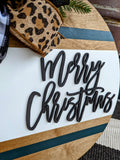 Merry Christmas Strap Door Hanger
