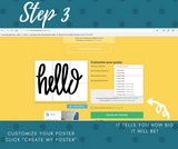 Patterned Bunny Template