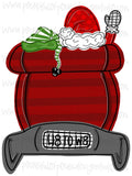 H8 to W8 Santa Sleigh Template