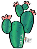 Stay Sharp Cactus Template