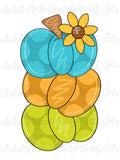 Stacked Pumpkins Template