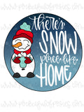 There's Snow Place Like Home Template