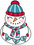 Brr Snowman Template