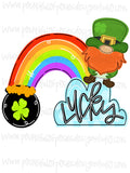 Lucky Leprechaun Rainbow Template