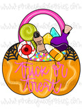 Trick or Treat Pumpkin Template