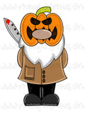 Pumpkin Head Gnome Template
