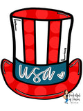 USA Hat Template