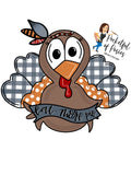Eat More Pie Turkey Template