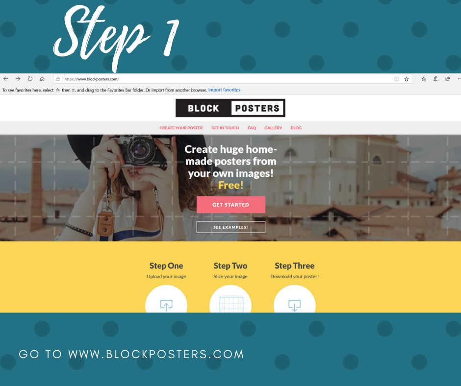How to create a poster with blockposters.com 