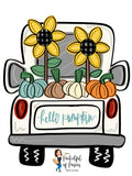 Hello Pumpkin Truck Template