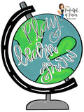 Play Learn Grow Globe Template