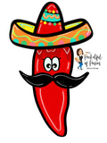 Mexican Pepper Template