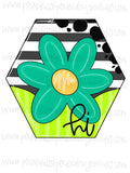 Hexagon Flower Template