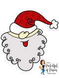 Curly Santa Template