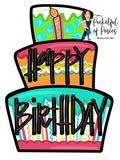 Happy Birthday Cake Template
