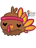 Sleeping Turkey Template