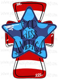 God Bless America Template