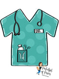Scrub Top Template