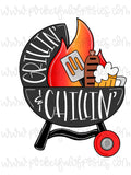 Grillin' and Chillin' Template