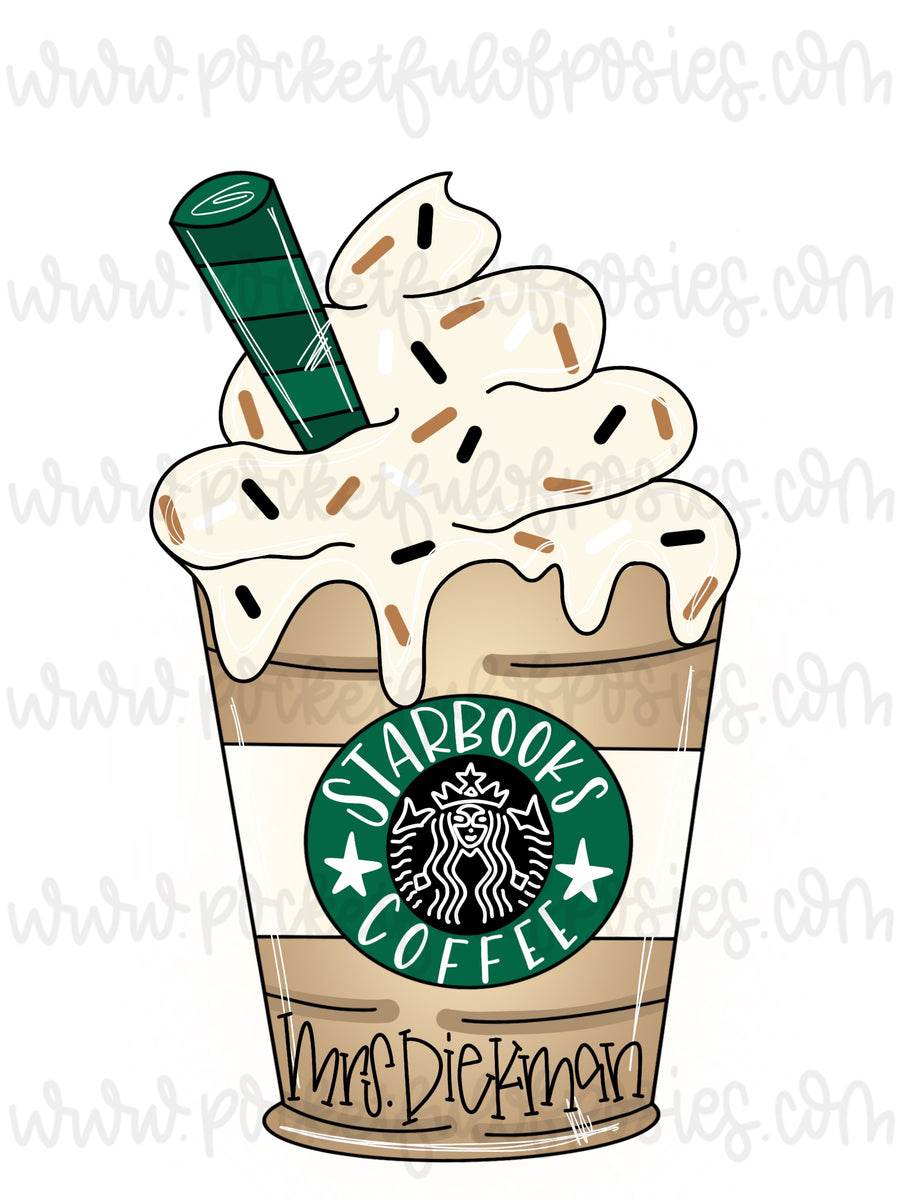How to Draw a Starbucks Frappuccino Cute