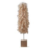 Ivory Minky Fleece Tree: Medium