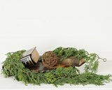 5' Soft Touch Dripping Cedar Garland