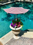 Plant Cabana: Burgundy Stripe