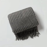 Waffle Stripe Throw Blanket