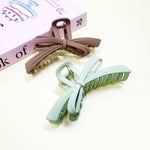 Matte Ribbon Claw Clip