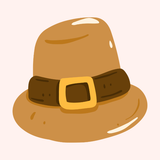 Pilgrim Hat Printed Attachment