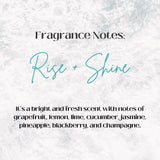 Rise + Shine Shower Cube