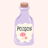 Halloween Poison Printed Attachment